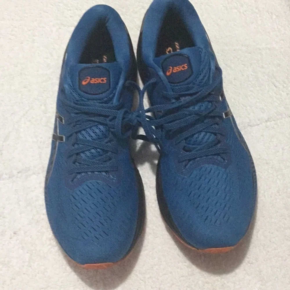 Asics Blue and Orange Sneakers Size 13